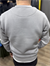 Gri 3 İplik Şardonlu Baskılı Sweatshirt