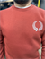 Kırmızı 3 İplik Şardonlu Baskılı Sweatshirt