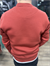 Kırmızı 3 İplik Şardonlu Baskılı Sweatshirt