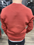 Kırmızı 3 İplik Şardonlu Baskılı Sweatshirt