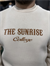 Krem 3 İplik Şardonlu Baskılı Sweatshirt