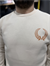 Krem 3 İplik Şardonlu Baskılı Sweatshirt