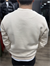 Krem 3 İplik Şardonlu Baskılı Sweatshirt