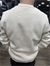 Krem 3 İplik Şardonlu Baskılı Sweatshirt