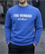 Mavi 3 İplik Şardonlu Baskılı Sweatshirt