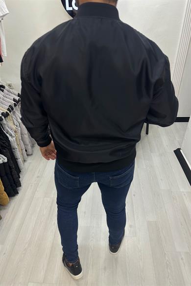 Siyah Bomber Ceket