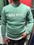 Su Yeşili üç iplik şardonlu sweatshirt