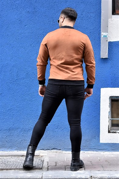 Taba Slim Fit Nubuk Ceket