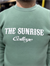 Yeşil 3 İplik Şardonlu Baskılı Sweatshirt