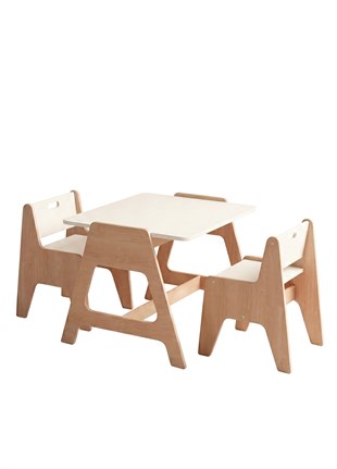 Cotable Masa Takımı Beyaz