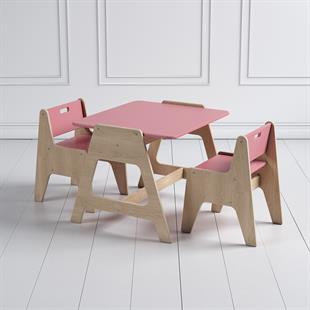Cotable Masa Takımı Pembe