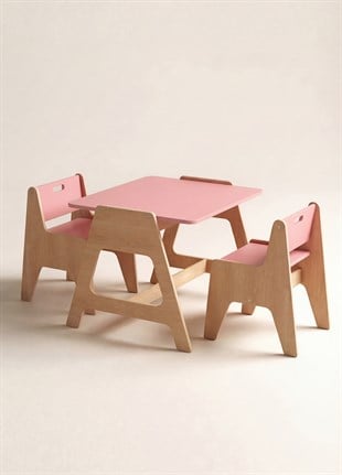 Cotable Masa Takımı Pembe