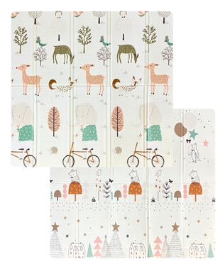 Cream Dream Katlanabilir Oyun Matı 200X180X1,5 CM