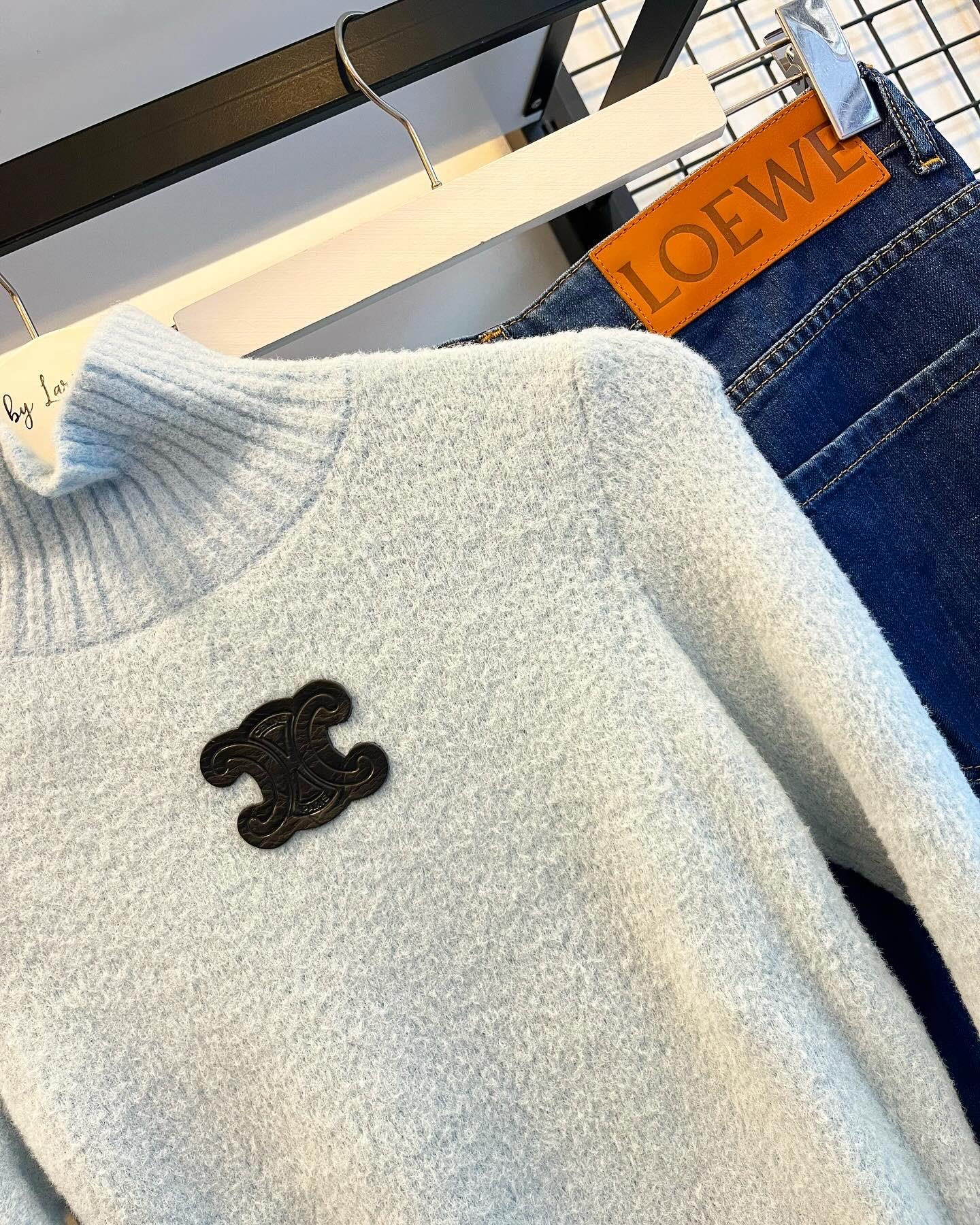 CLNE BEBE MAVİSİ YÜN KAZAK