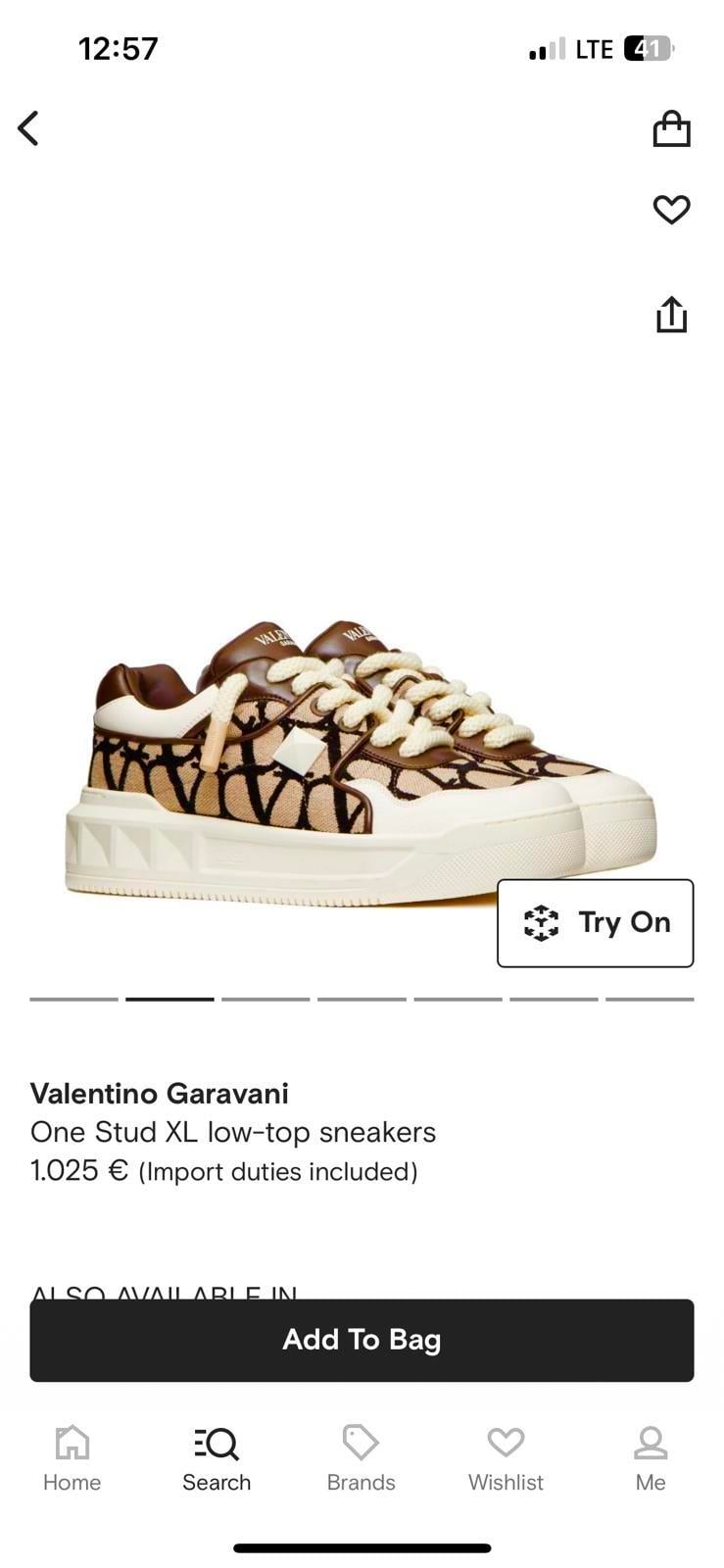 İTHAL VLNTİNO KAHVE SNEAKERS