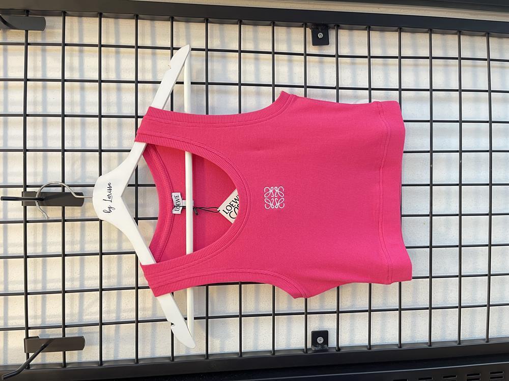 YENİ SEZON LOEWE FUŞYA CROP TOP 