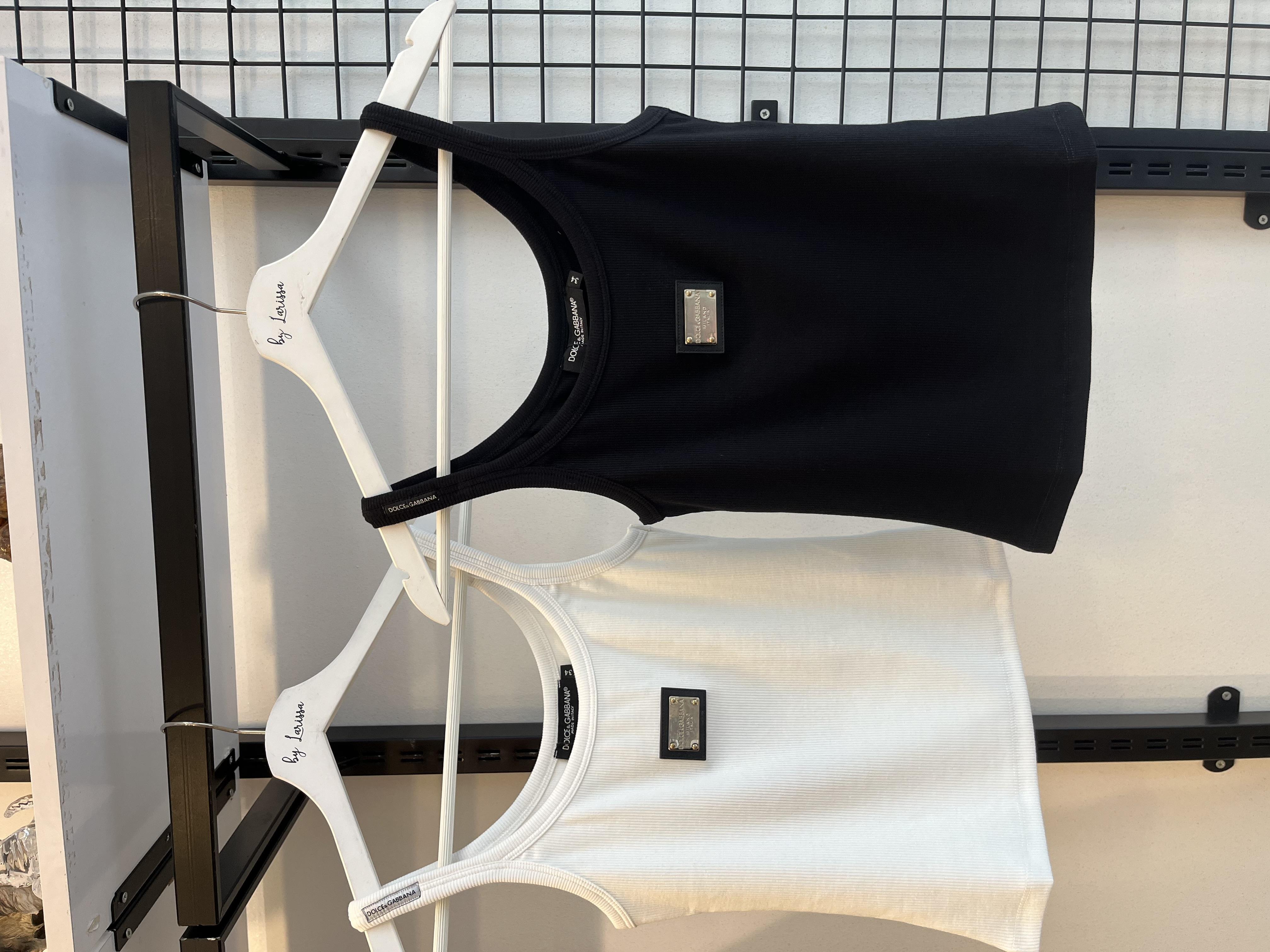 YENİ SEZON DOLCE GABANNA SİYAH TANK TOP