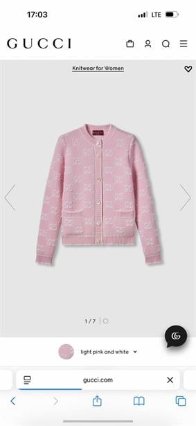YENİ SEZON GCCİ PEMBE HIRKA