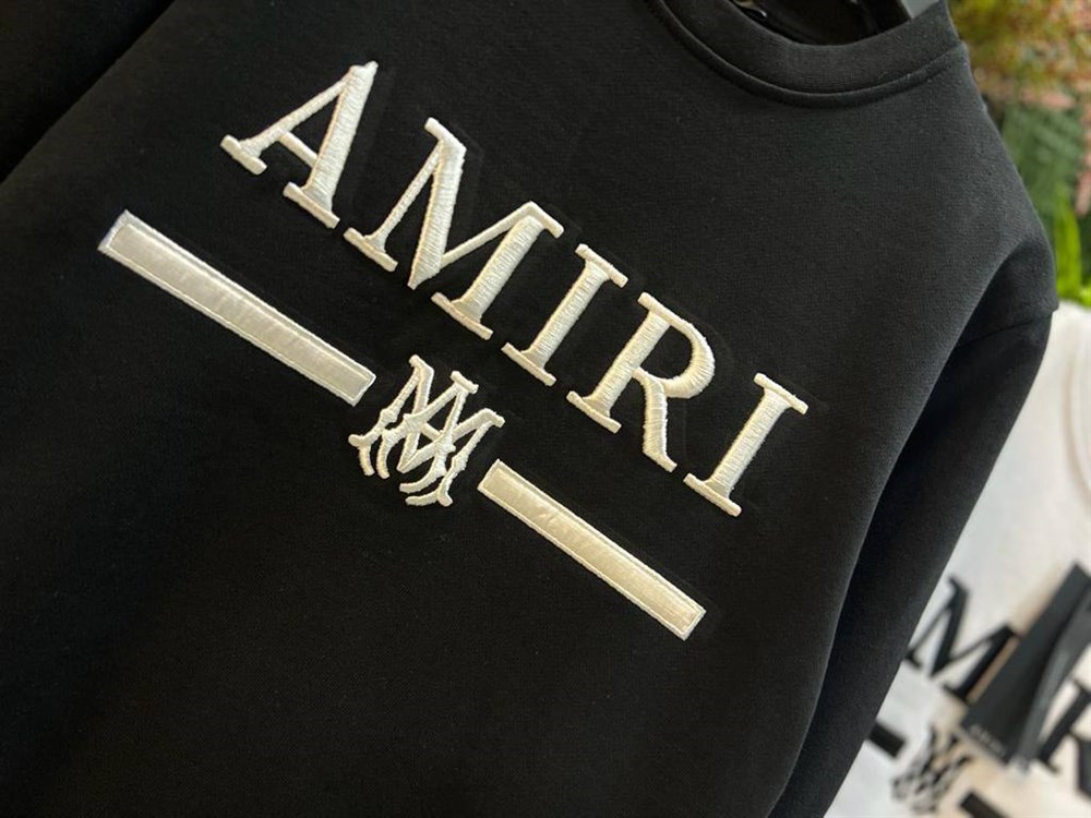 AMİRİ SİYAH SWEATSHİRT 