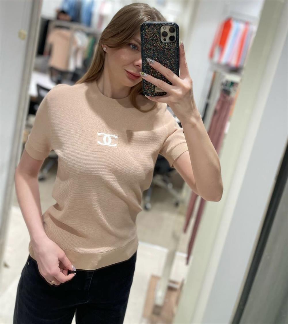 Chanel bej triko tshirt