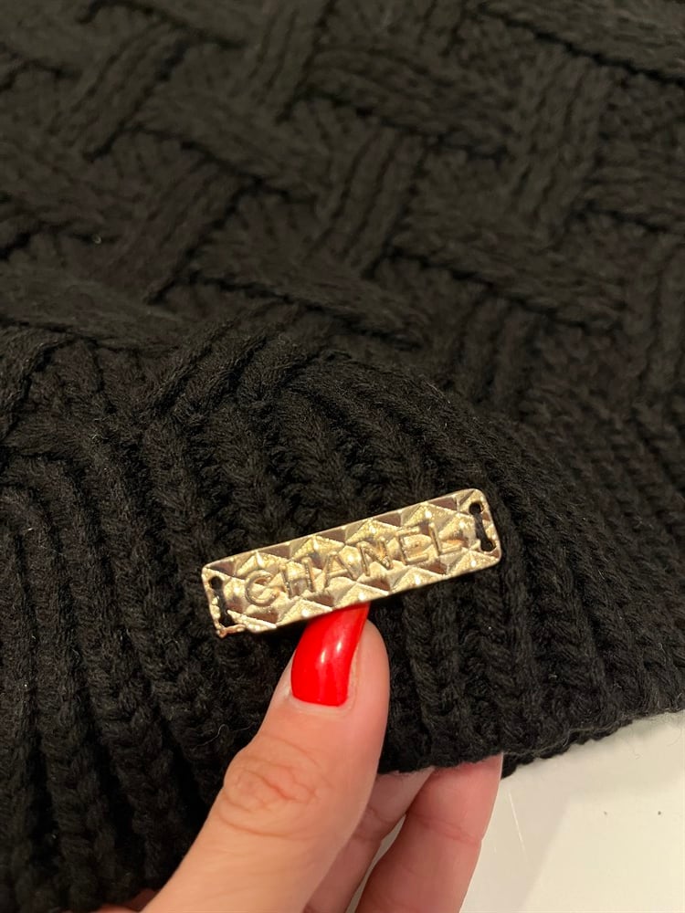 Chanel siyah boğazlı kazak 