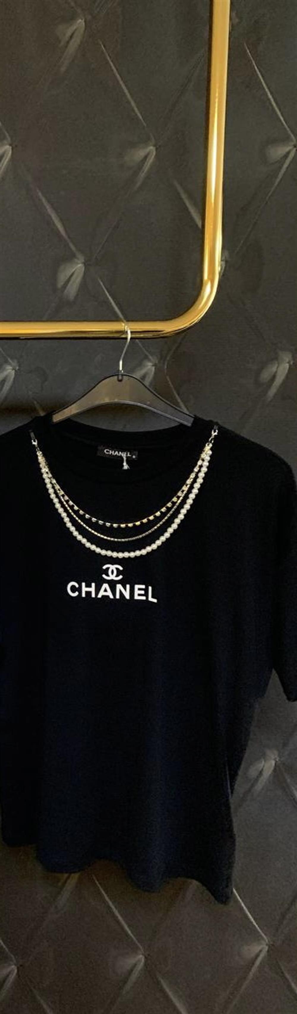 CHANEL SİYAH TSHİRT 