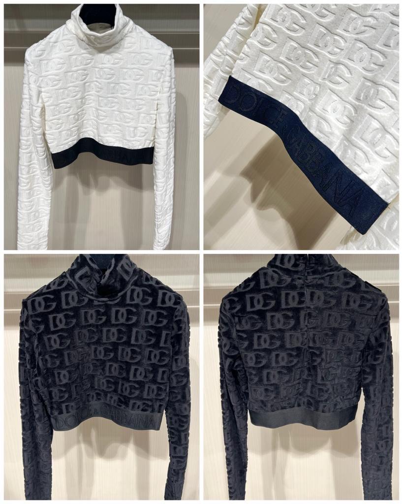 DG BOĞAZLI BEYAZ CROP KAZAK