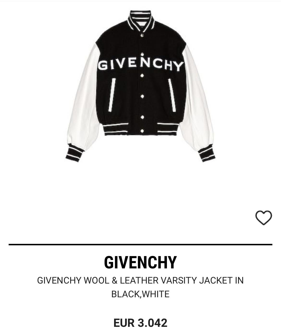Givenchy siyah ceket