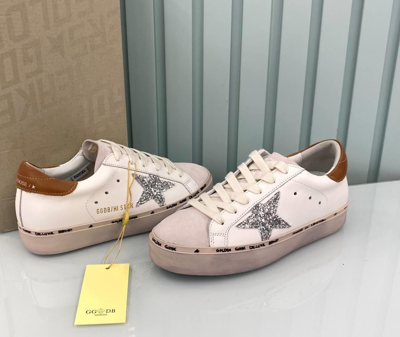 GOLDEN GOOSE GÜMÜŞ SUPER STAR SNEAKER