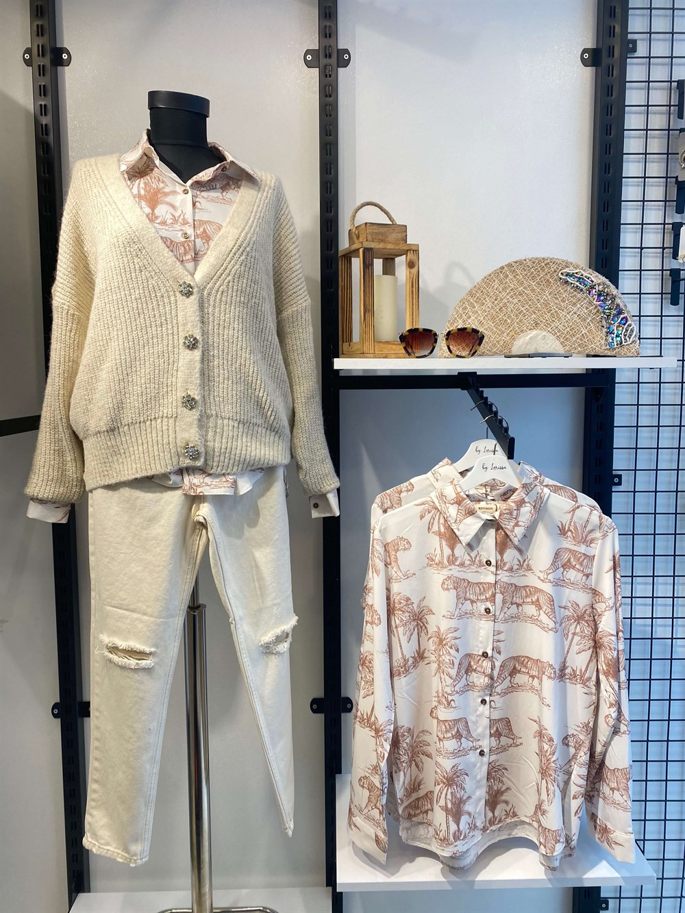 Kaplan Detaylı Gömlek