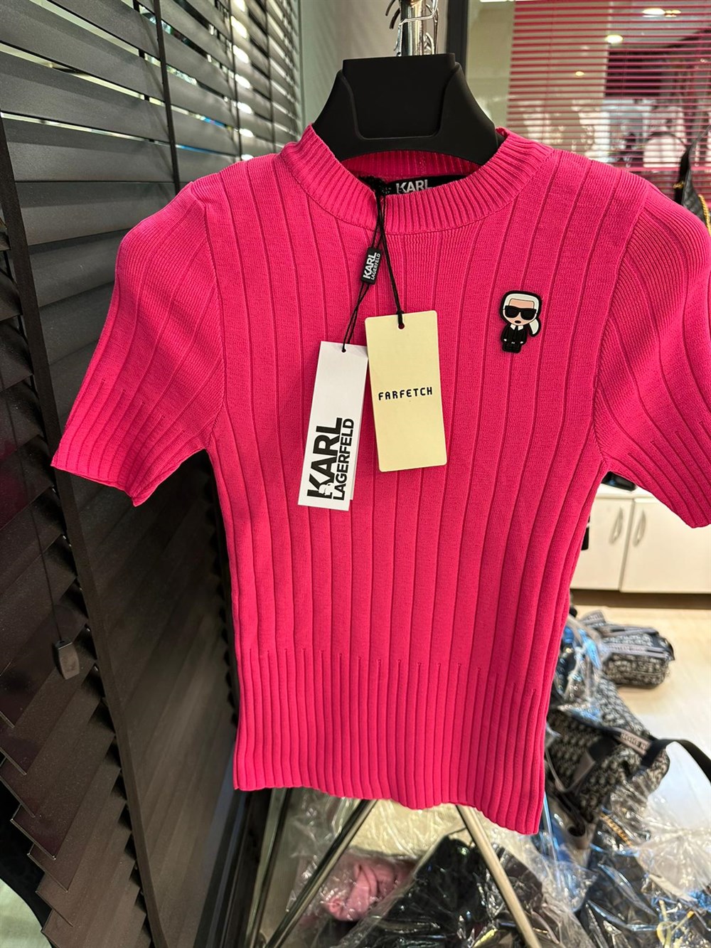 KARL BİSİKLET YAKA PEMBE TRİKO