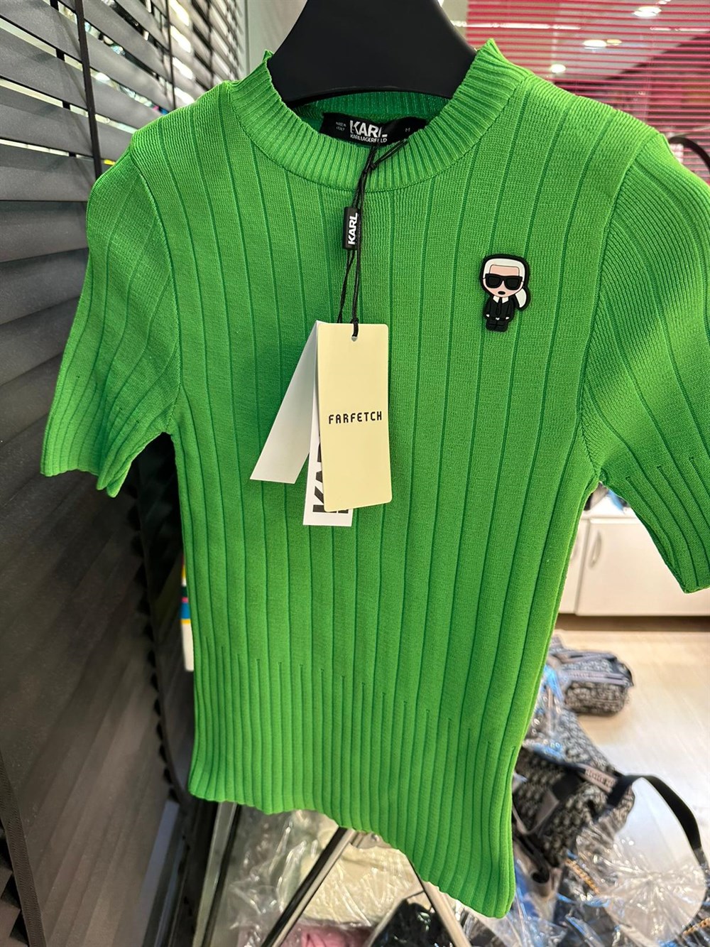 KARL BİSİKLET YAKA YEŞİL TRİKO