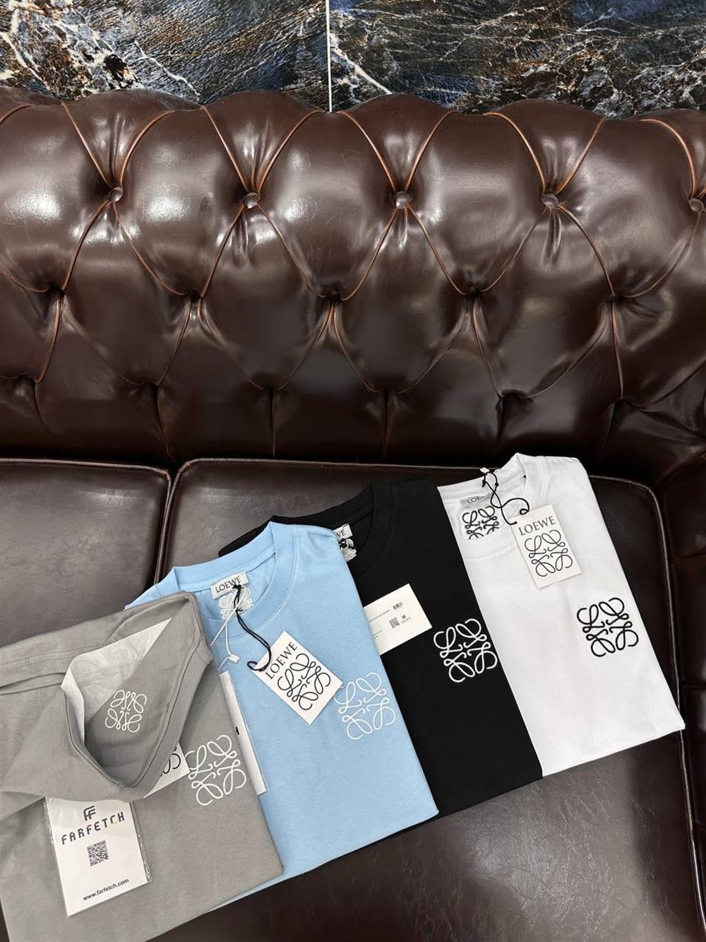 Loewe unisex beyaz tshirt 