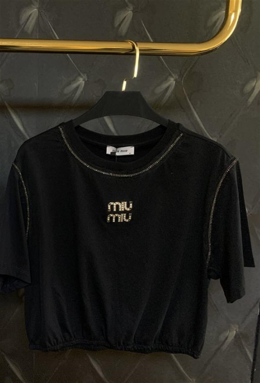 MİU MİU SİYAH TSHİRT 