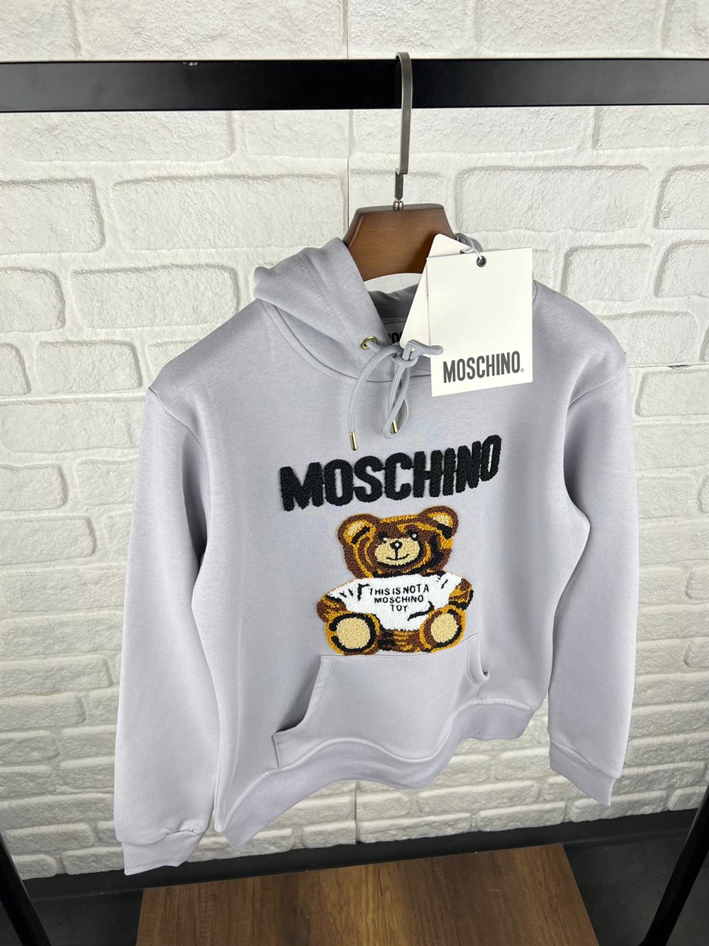 MOSCHINO GRİ SWEATSHİRT 