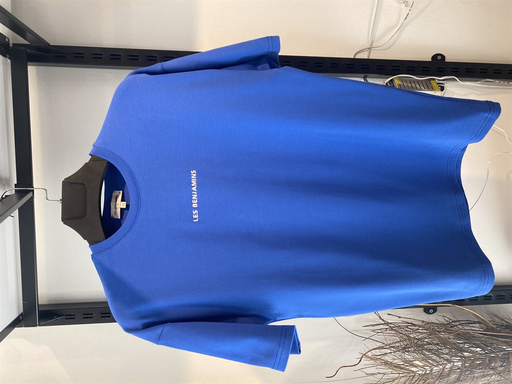 ORJİNAL MARKA YAZILI Mavi TSHİRT 