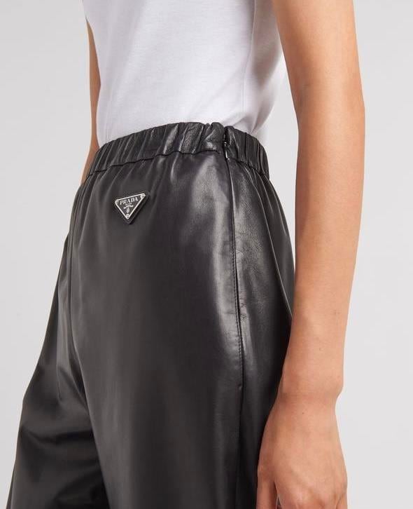 PRDA DERİ JOGGER PANTOLON