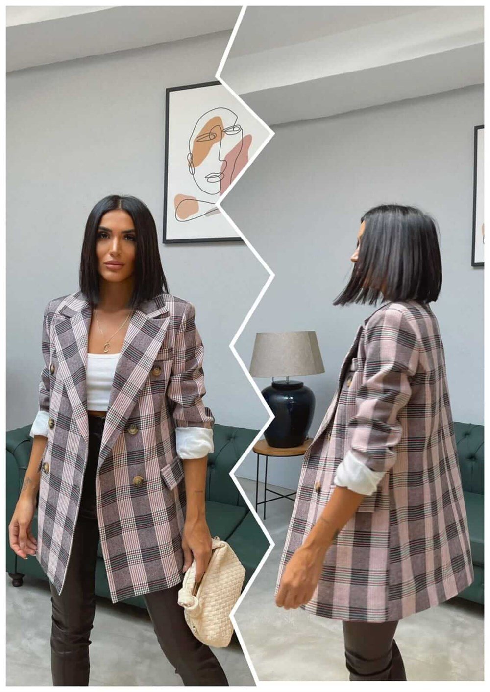 Pudra Blazer Ceket