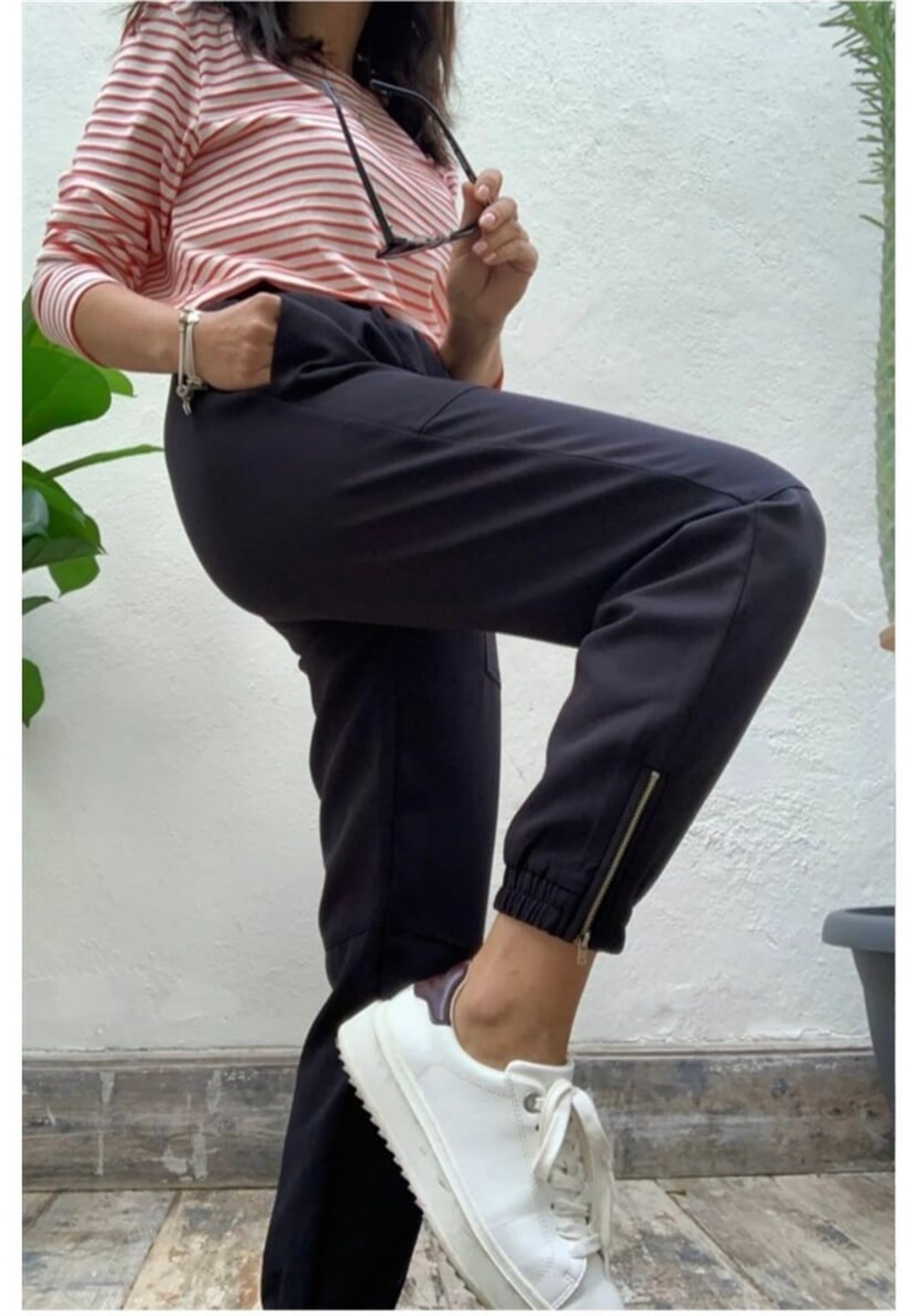 Siyah Jogger Pantolon