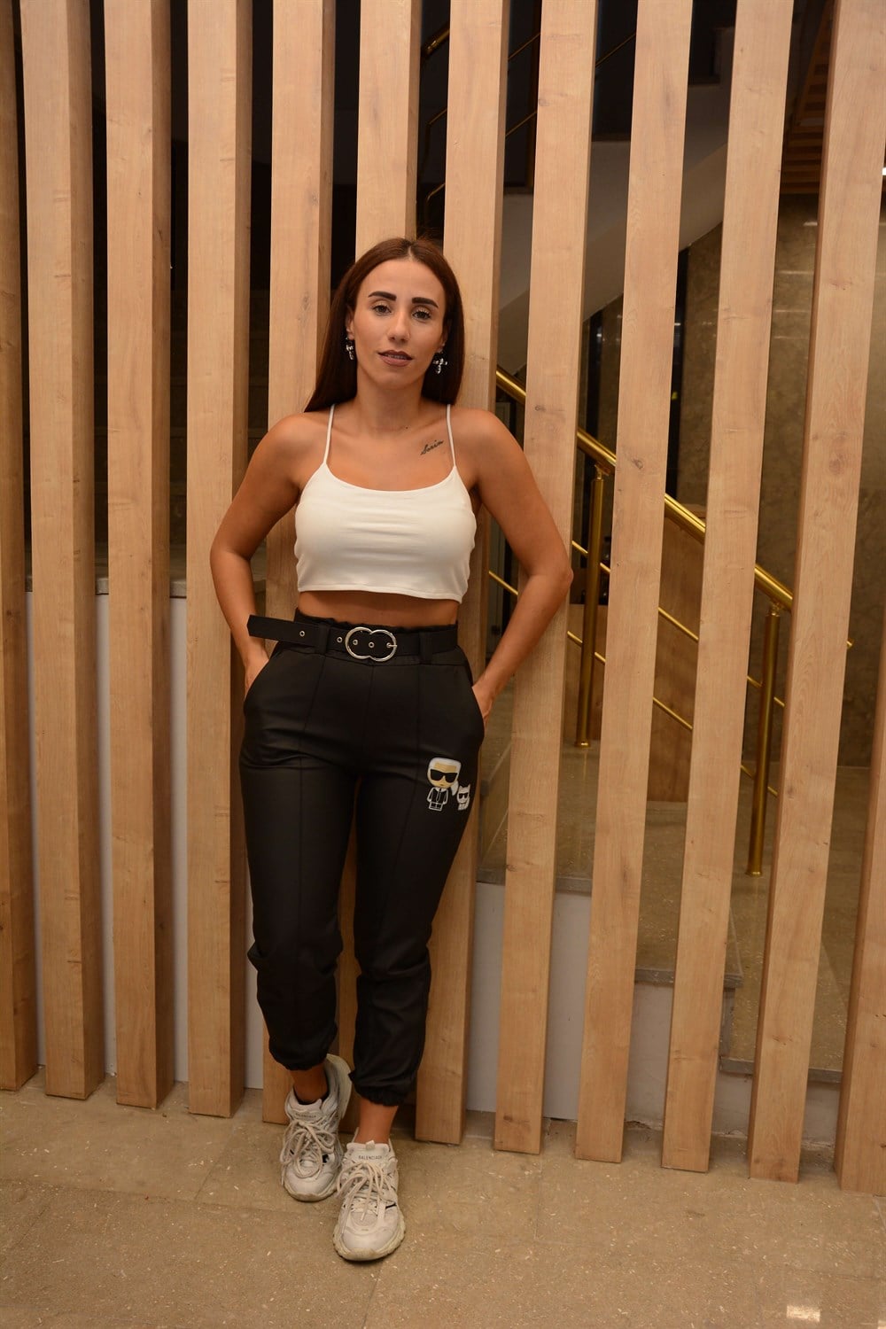 SİYAH ORJİNAL MARKA DERİ PANTOLON