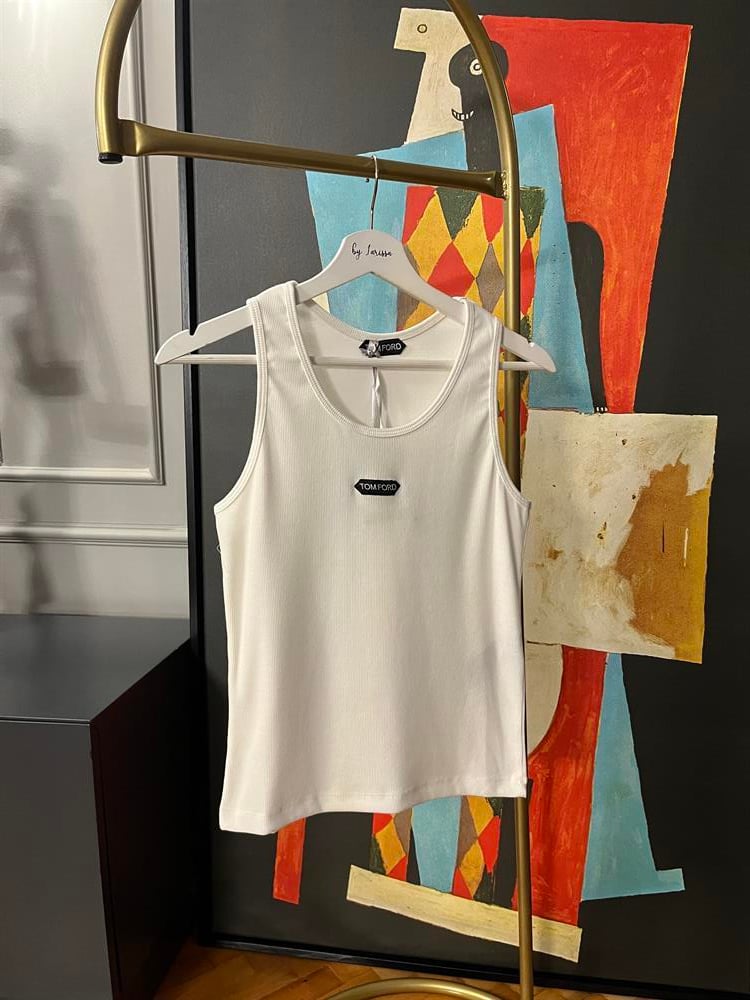 TOM FORD BEYAZ TANK TOP