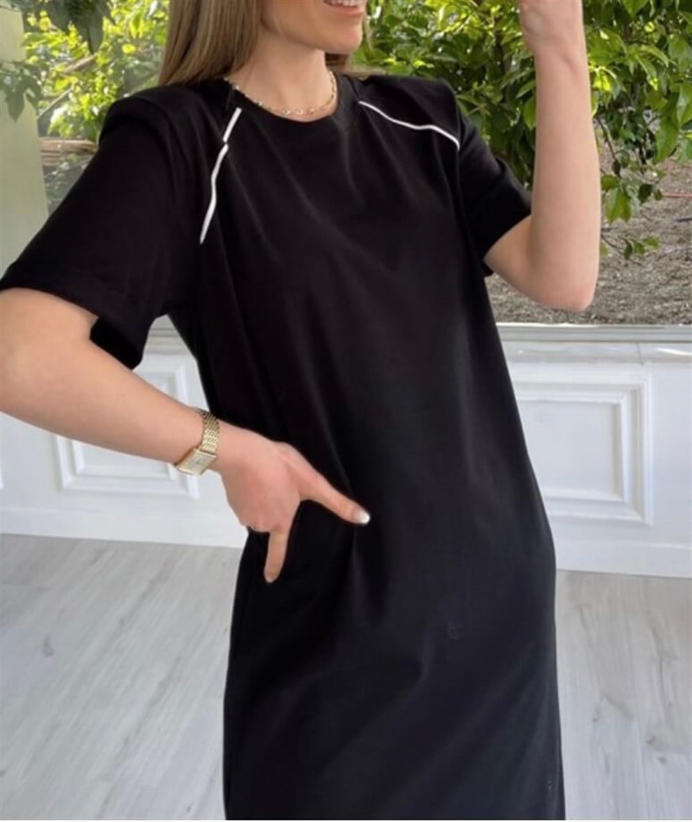 Twist model Biye Detaylı Örme Elbise 