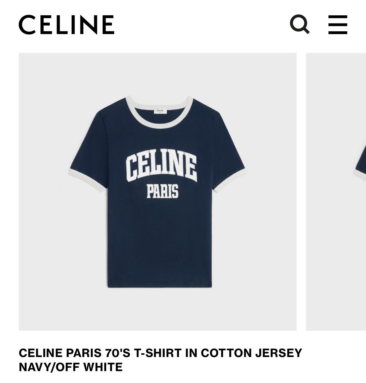 YENİ SEZON CELİNE LACİVERT TSHİRT