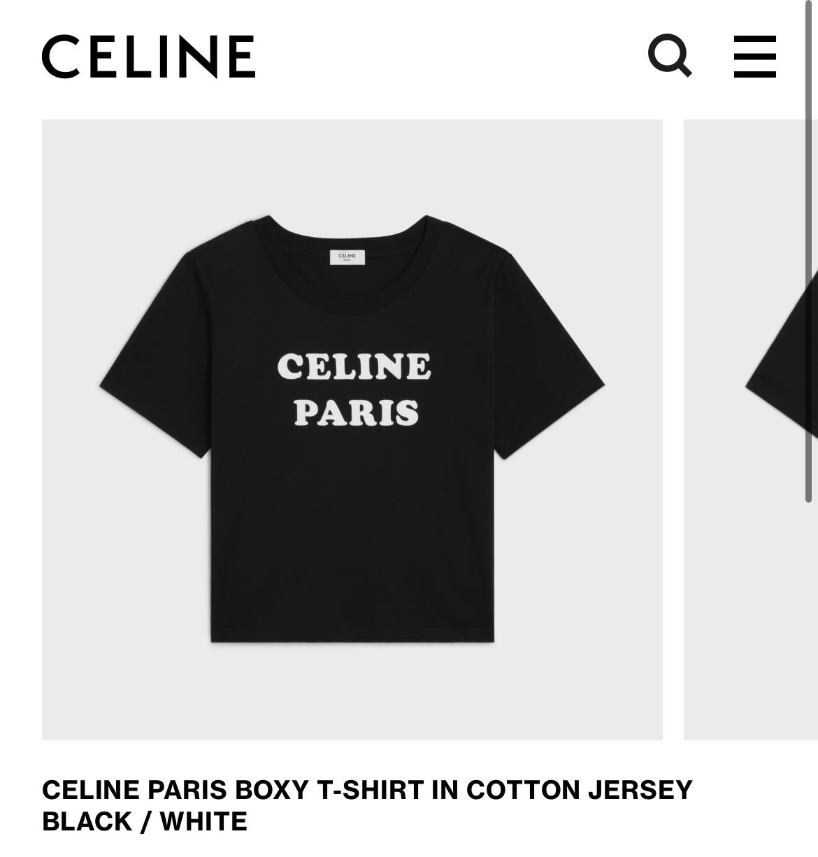 YENİ SEZON CELİNE PRS SİYAH TSHİRT