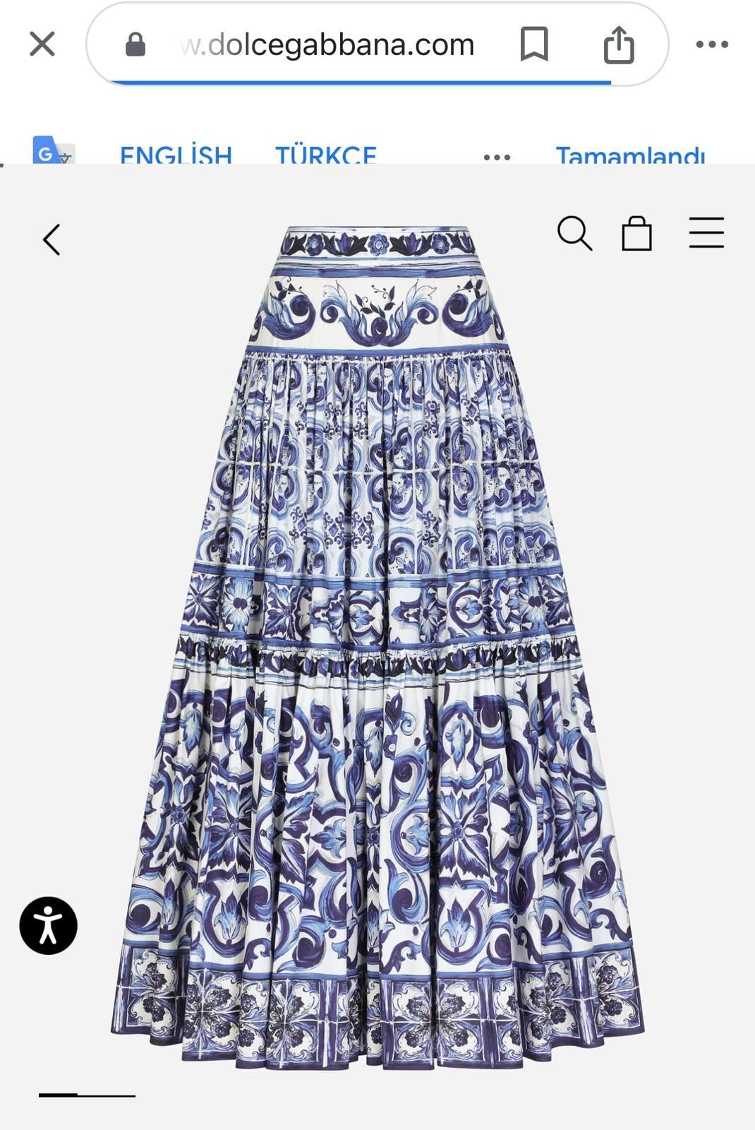 YENİ SEZON DG MAVİ ETEK 