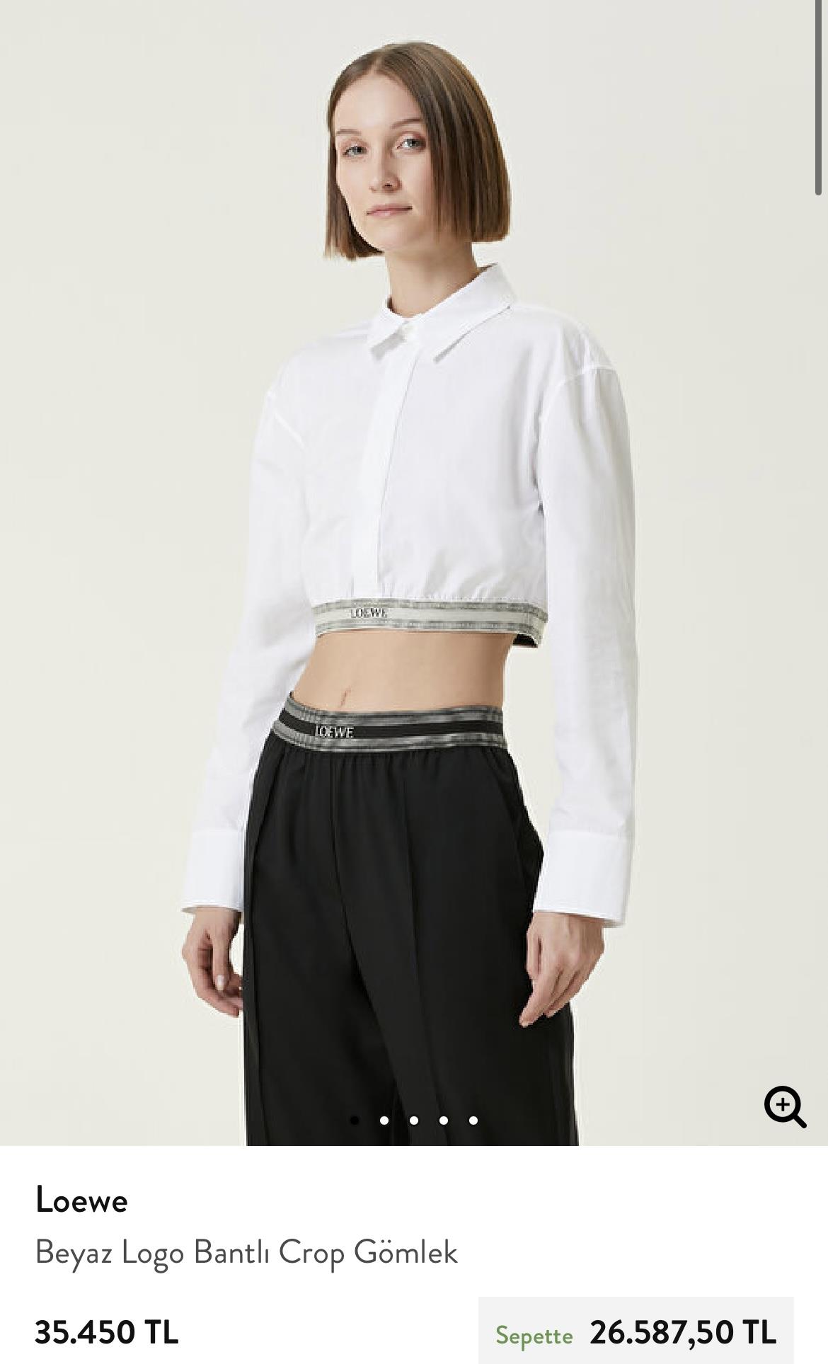 YENİ SEZON LOEWE BEYAZ GÖMLEK 