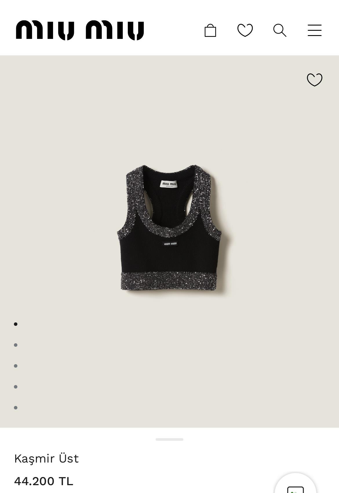 YENİ SEZON MİU SİMLİ SİYAH CROP TOP