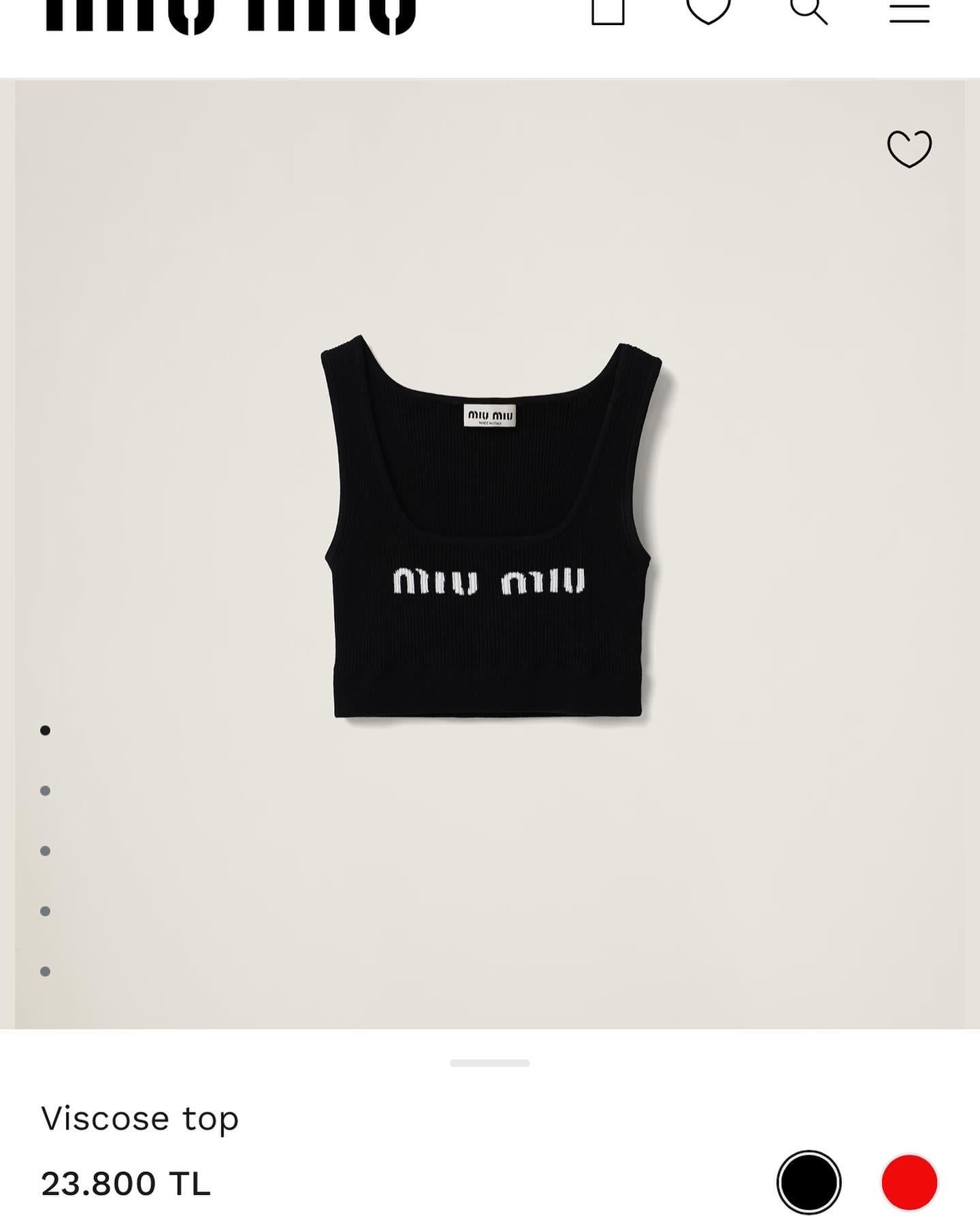 YENİ SEZON MİU SİYAH TRİKO CROP TOP