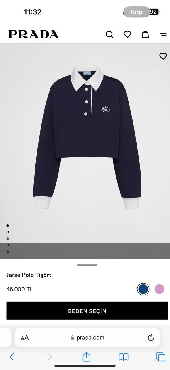 YENİ SEZON PRADA POLO YAKA TİŞÖRT