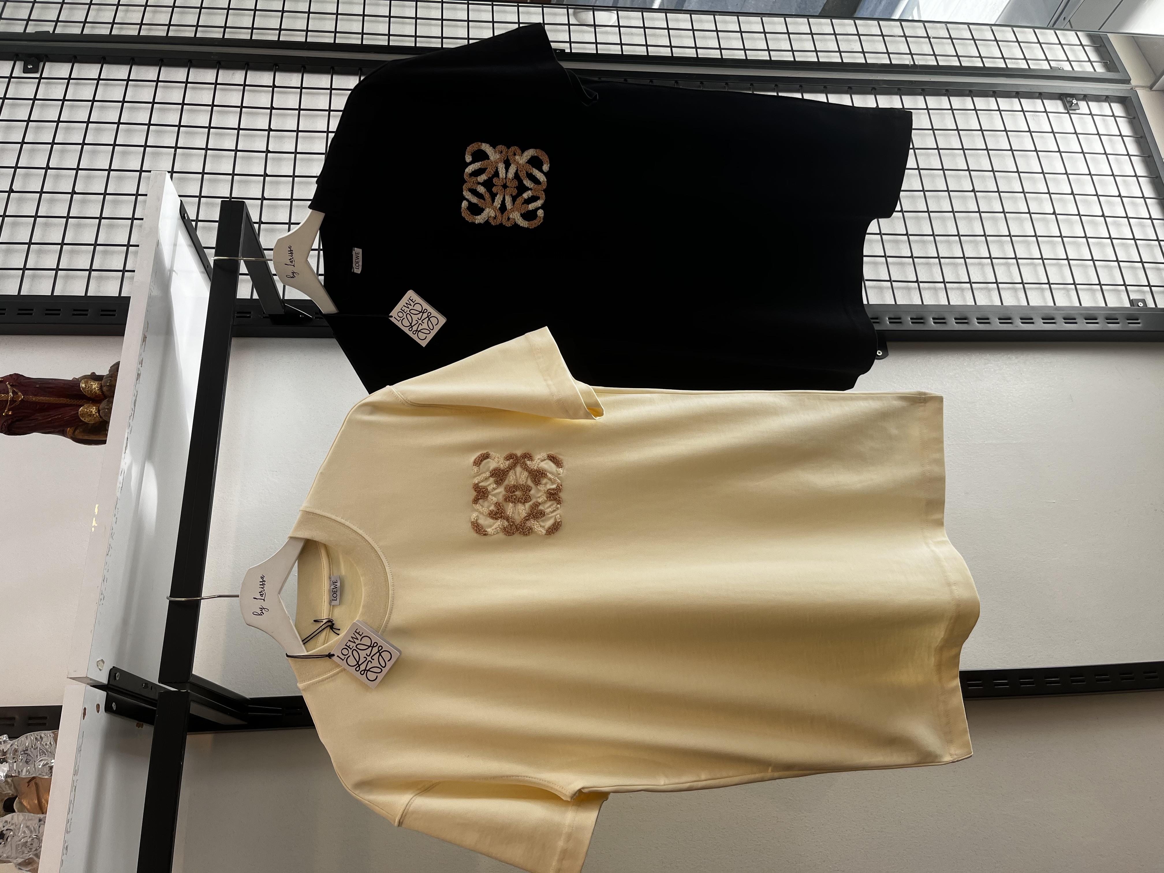 YENİ SEZON UNİSEX LOEWE SİYAH TSHİRT 